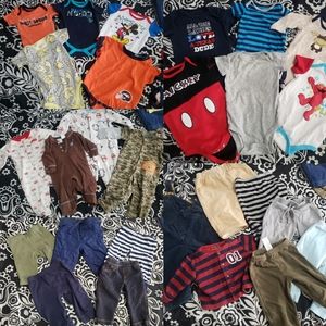 27 pcs 3-6 mths boy's clothes